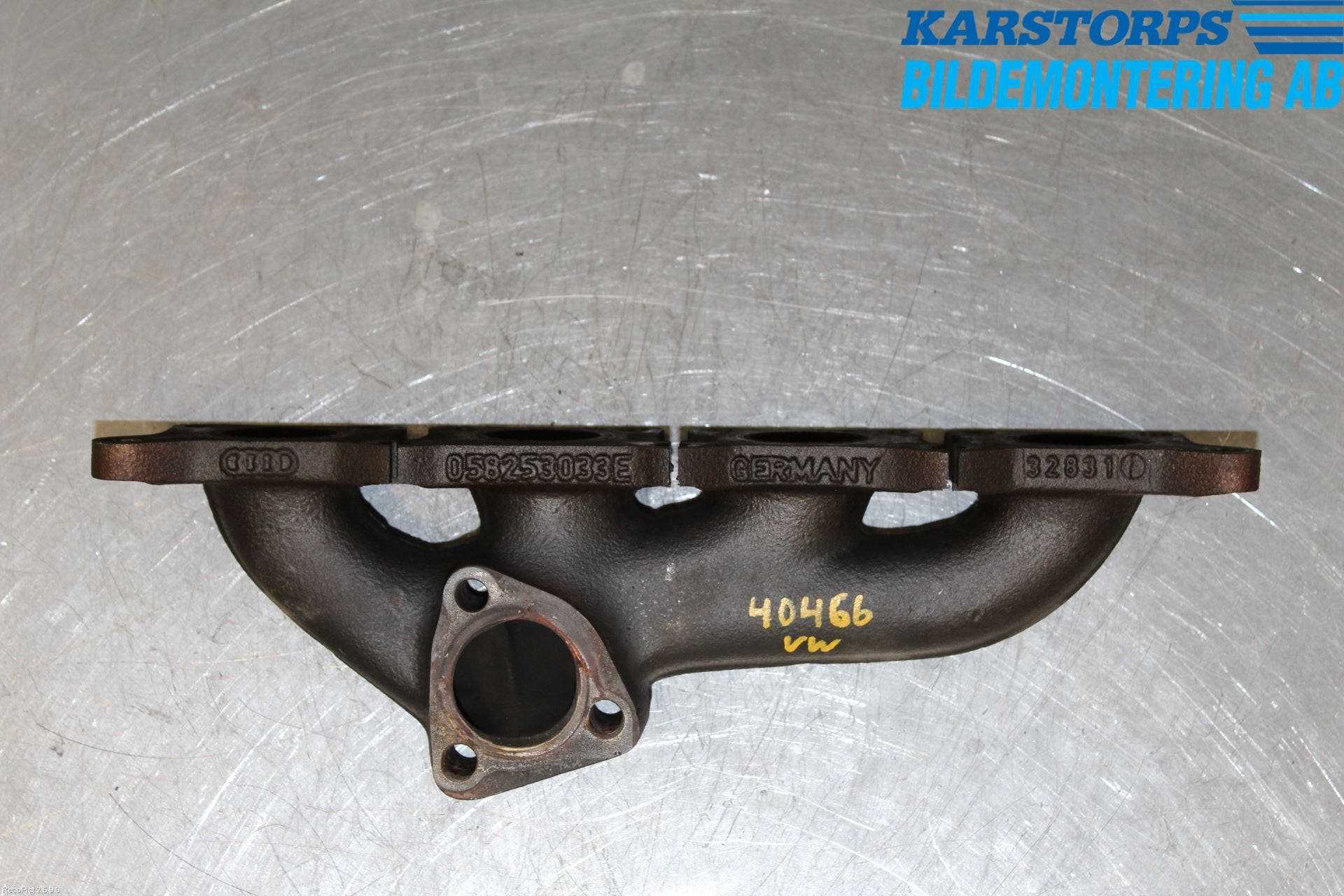 Volkswagen VW SHARAN 01-10 Grenrör Avgas