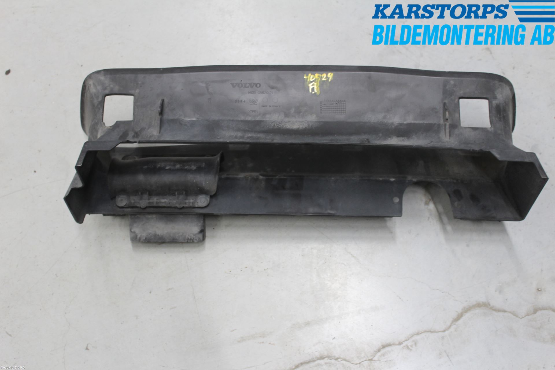 Volvo S40 04-07 Deflektor Plåt-Plast Kylning