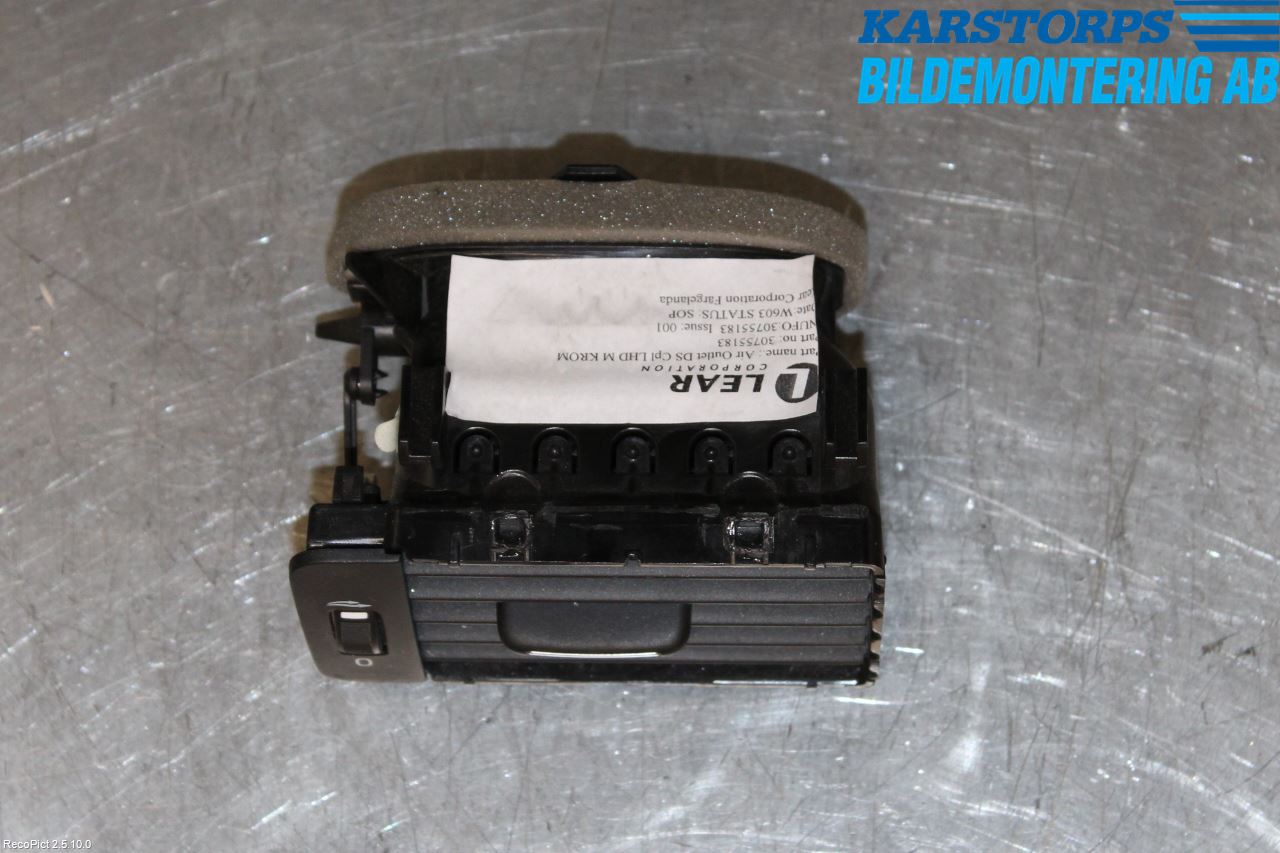 Volvo S80 07-13 Defrosterkanal-Munstycke