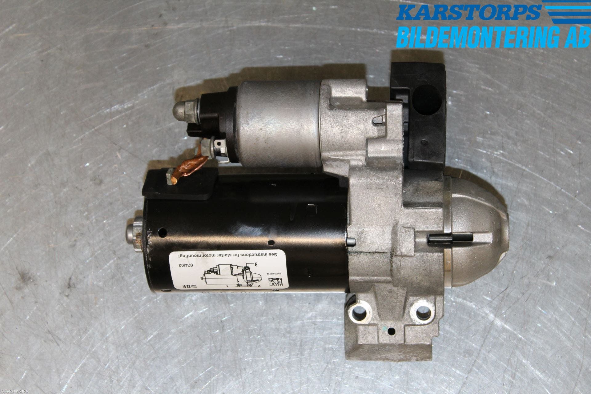 BMW 3 F30/F31/F80 12-19 Startmotor Diesel