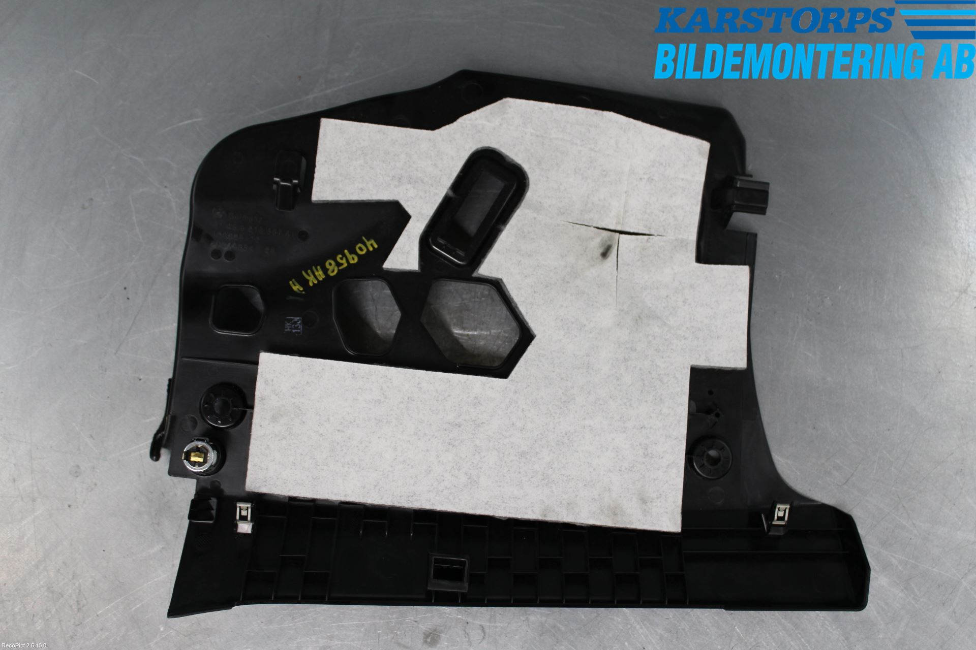 BMW 3 F30/F31/F80 12-19 Instrumentbräda Sparkskydd