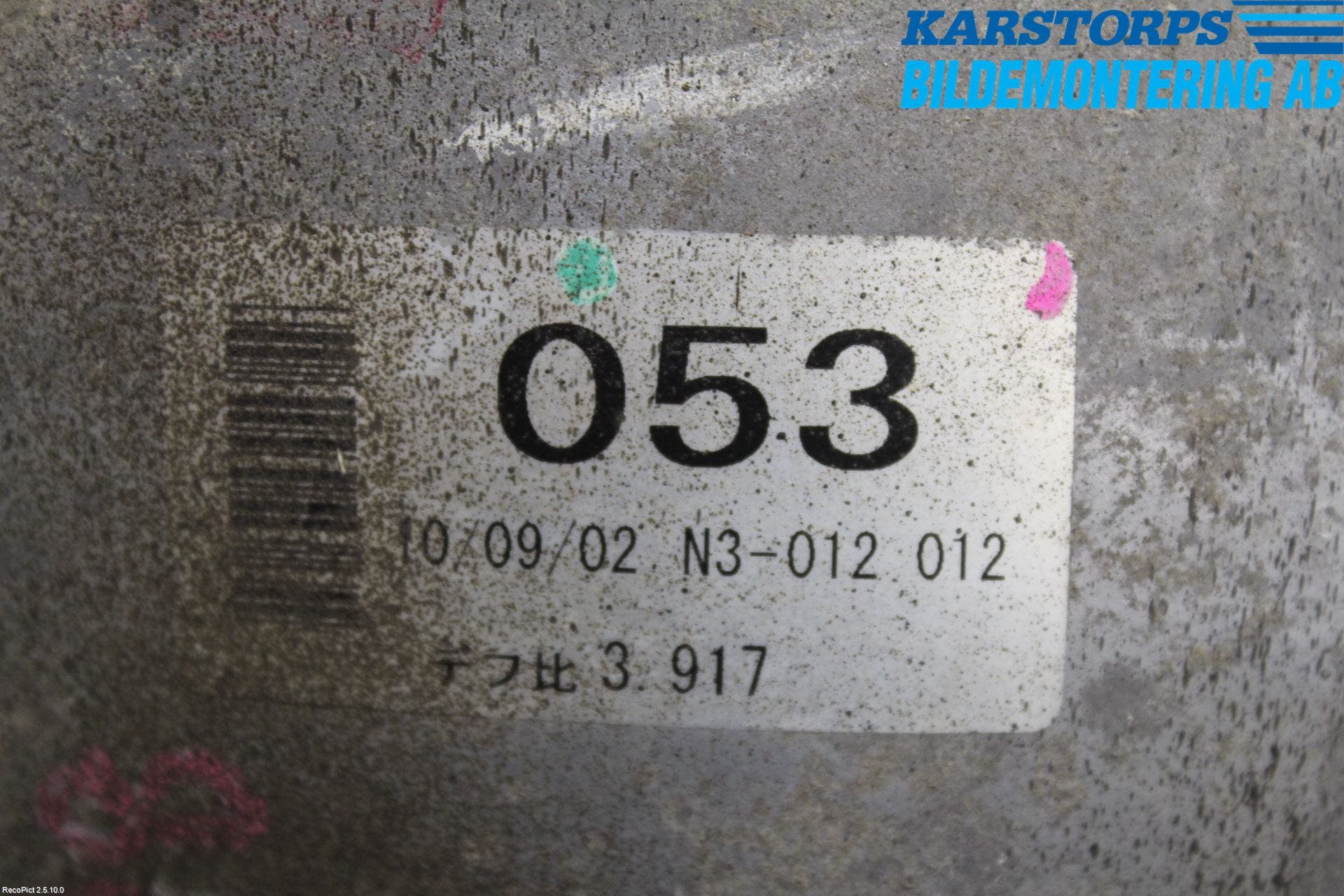 Mitsubishi L200 06-15 Framvagn Diffrential