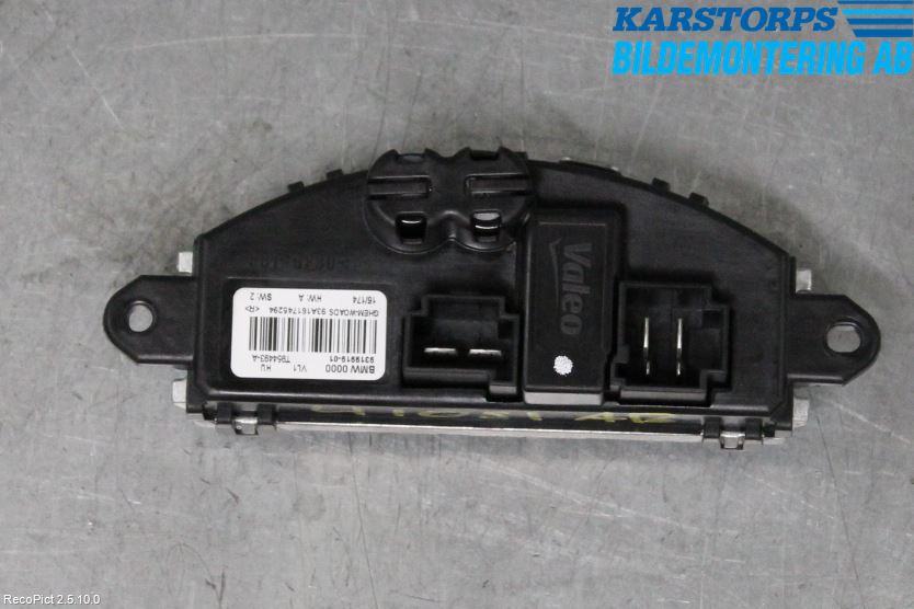 BMW 3 F30/F31/F80 12-19 Värmefläktsmotstånd