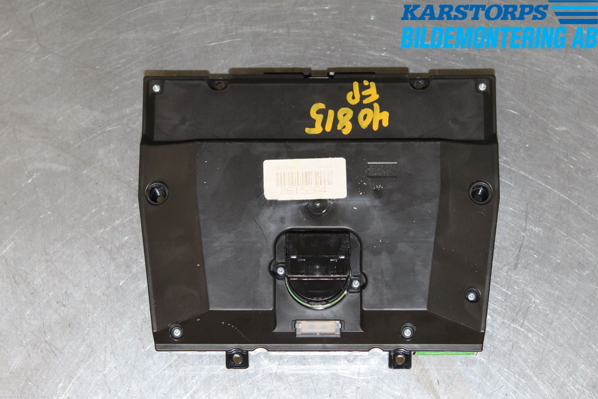 Volvo V70 14-16 Värmereglage