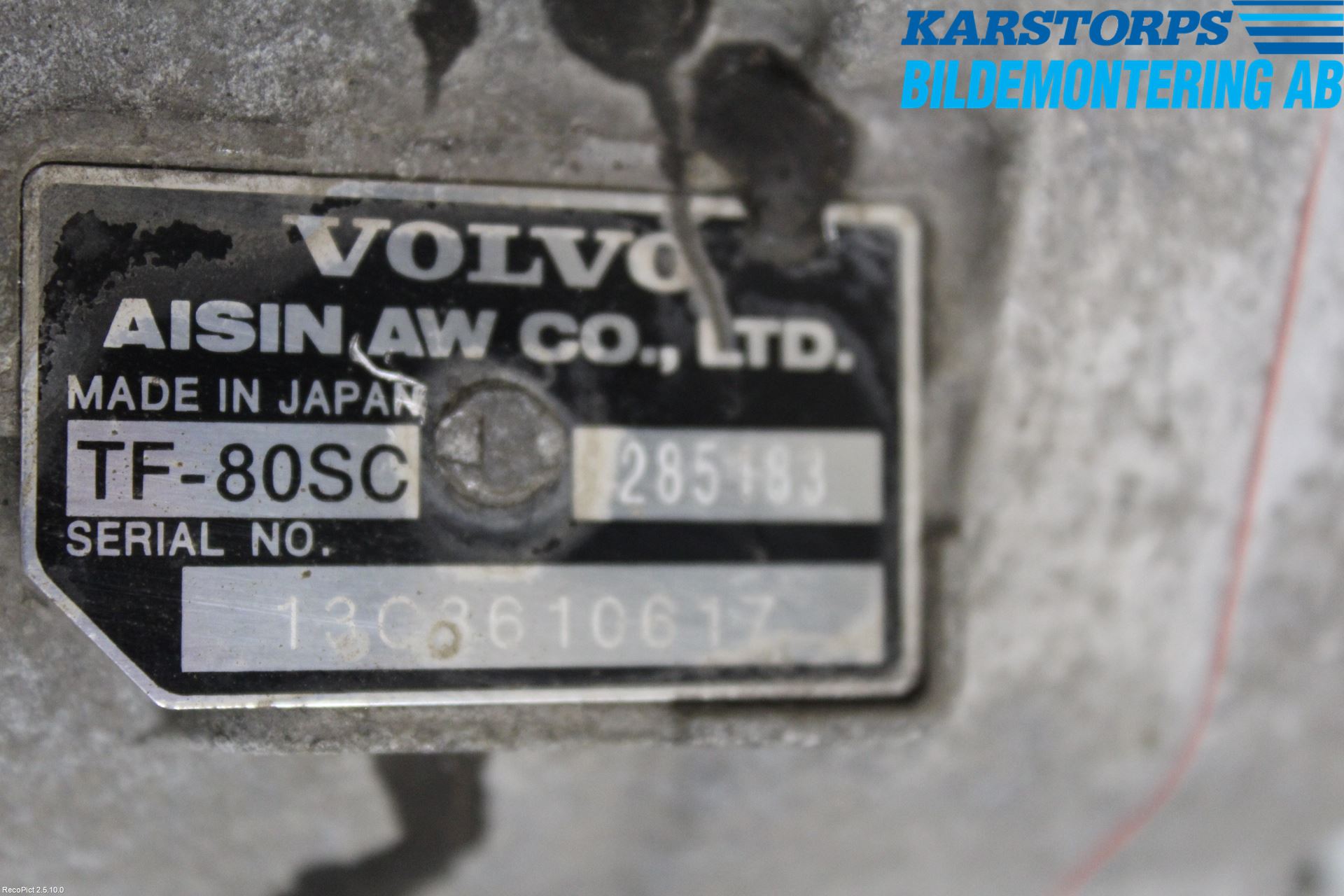 Volvo V70 14-16 Växellåda Automat