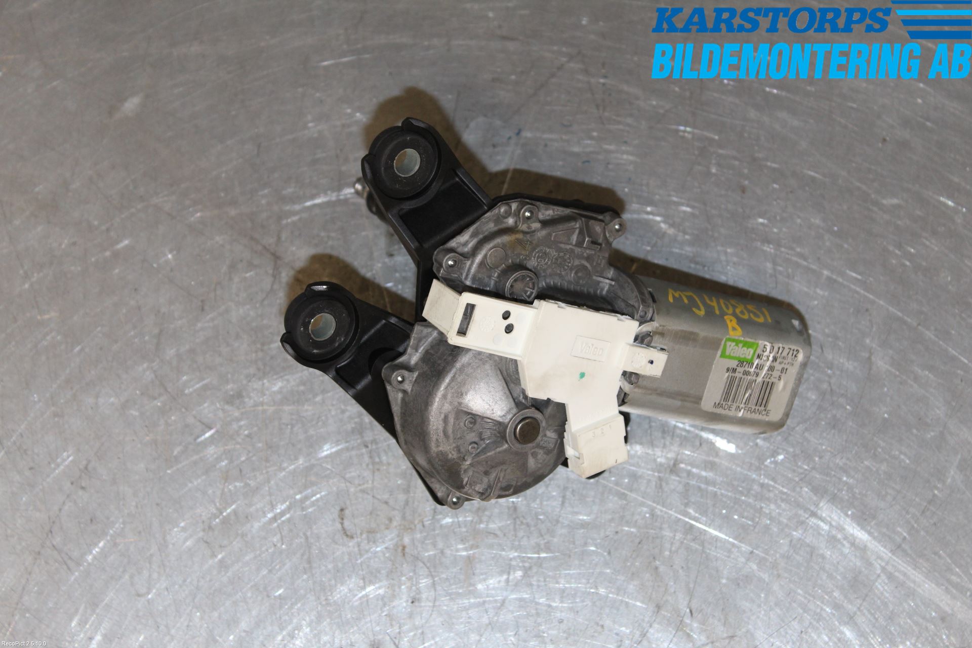 Nissan PRIMERA 02-07 Torkarmotor Baklucka