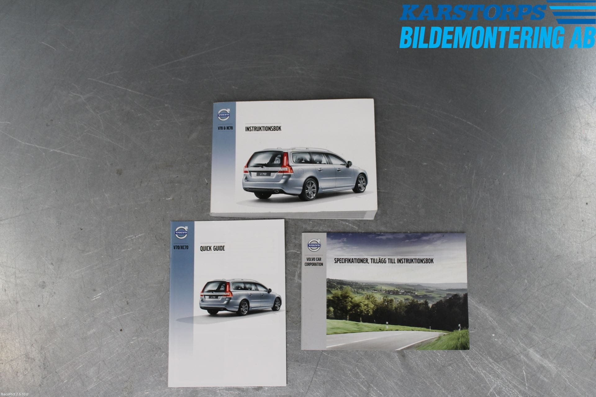 Volvo V70 14-16 Instruktionsbok