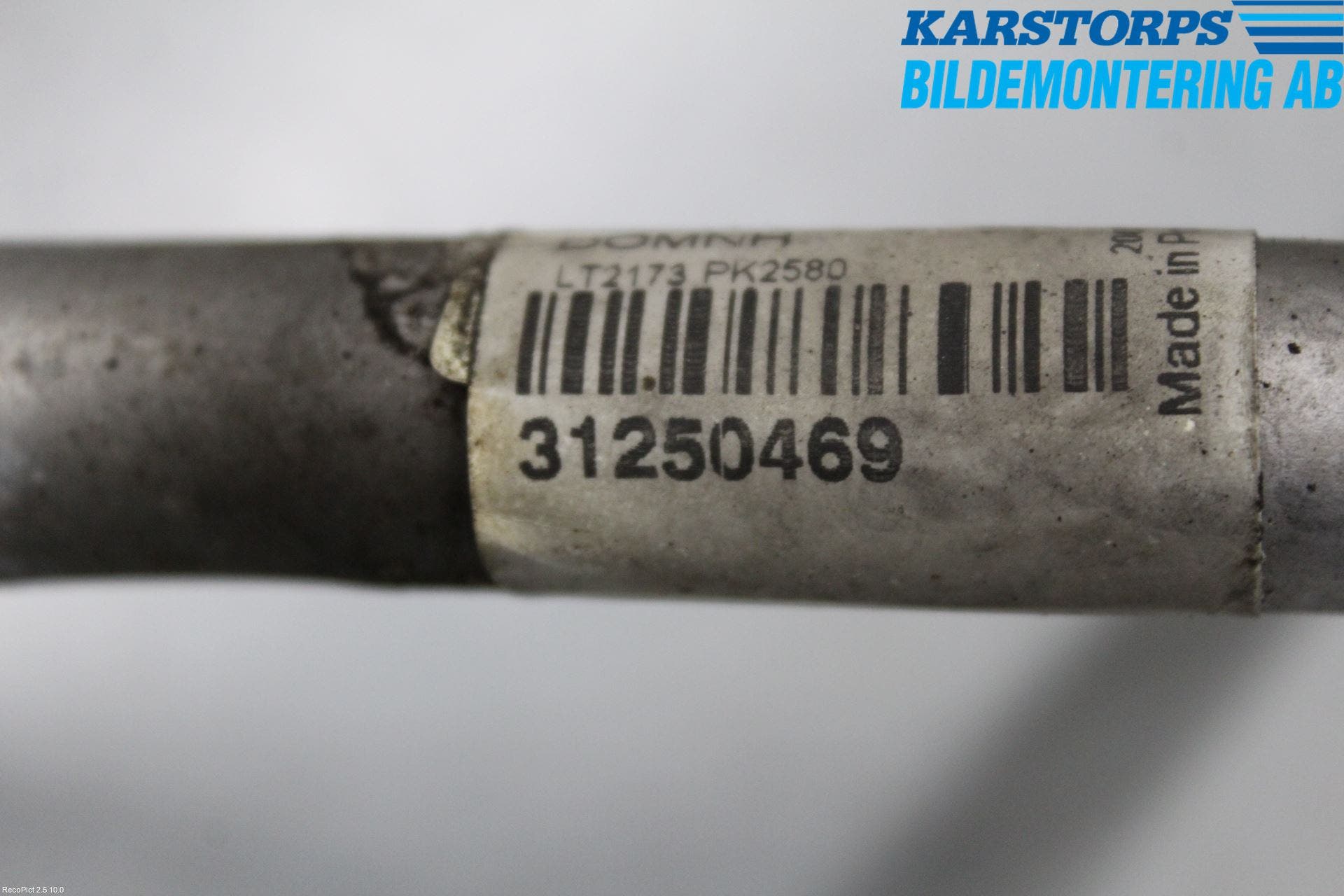 Volvo V70 08-13 Ac Slang-Rör