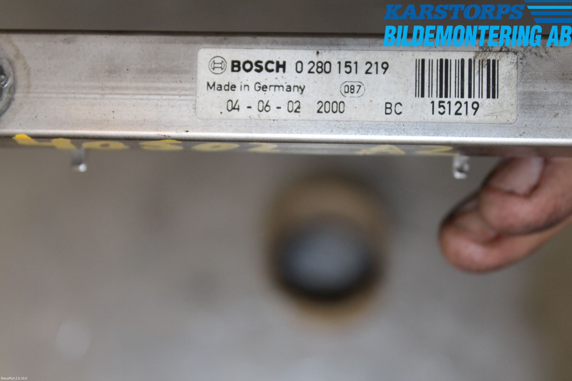 Opel CORSA C    00-06 Injspridarrör