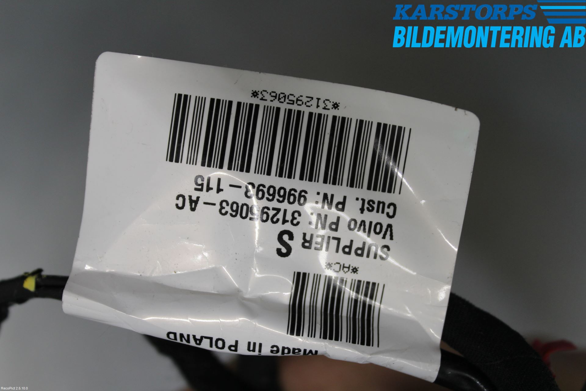 Volvo V50 08-12 Kabelhärva