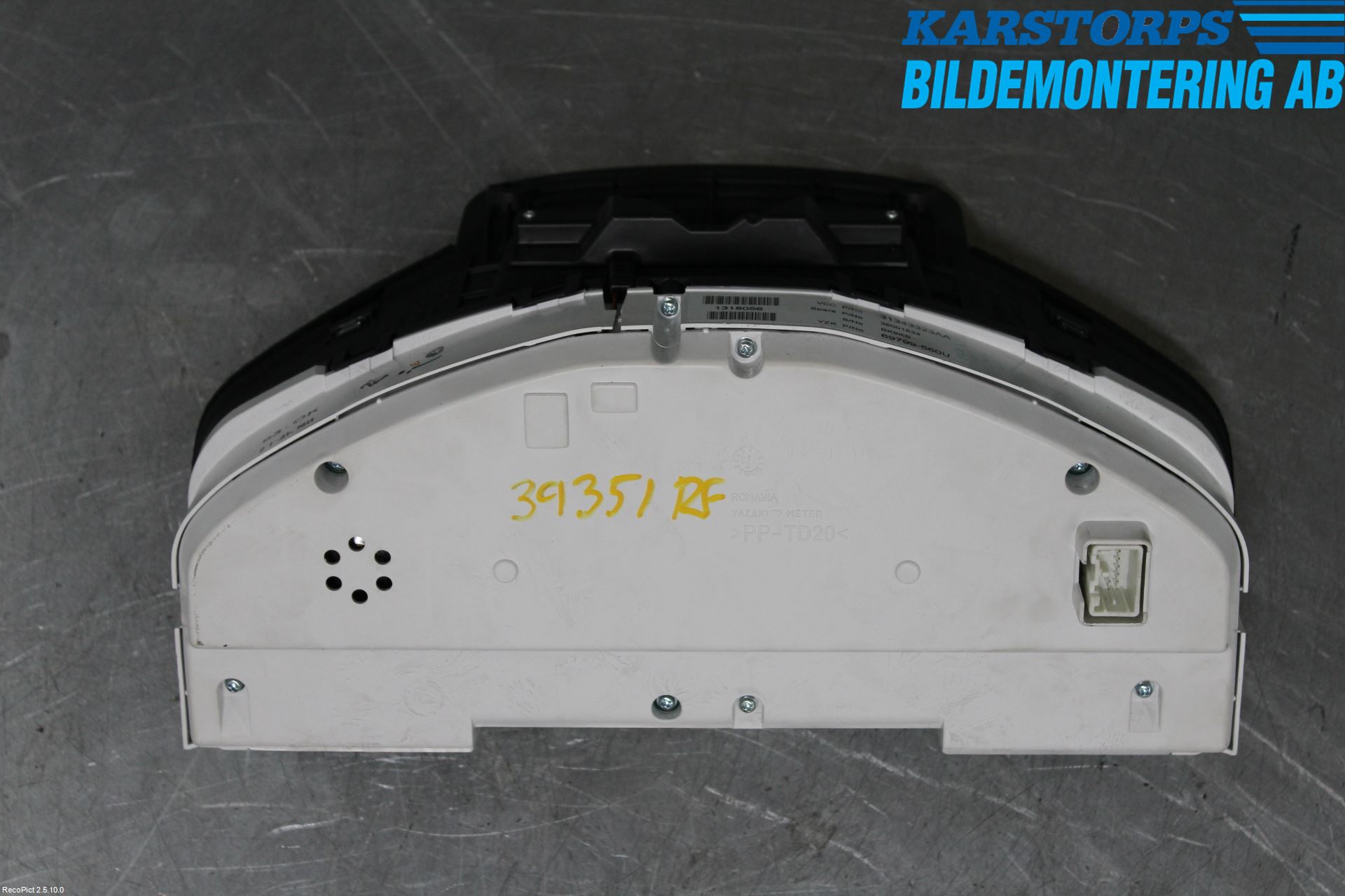 Volvo V60 11-13 Instrument Komb