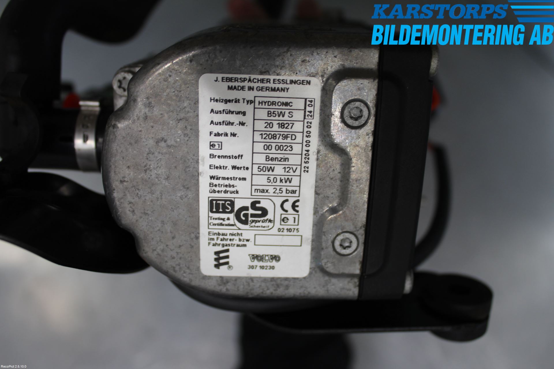 Volvo V50 04-07 Bensinvärmare