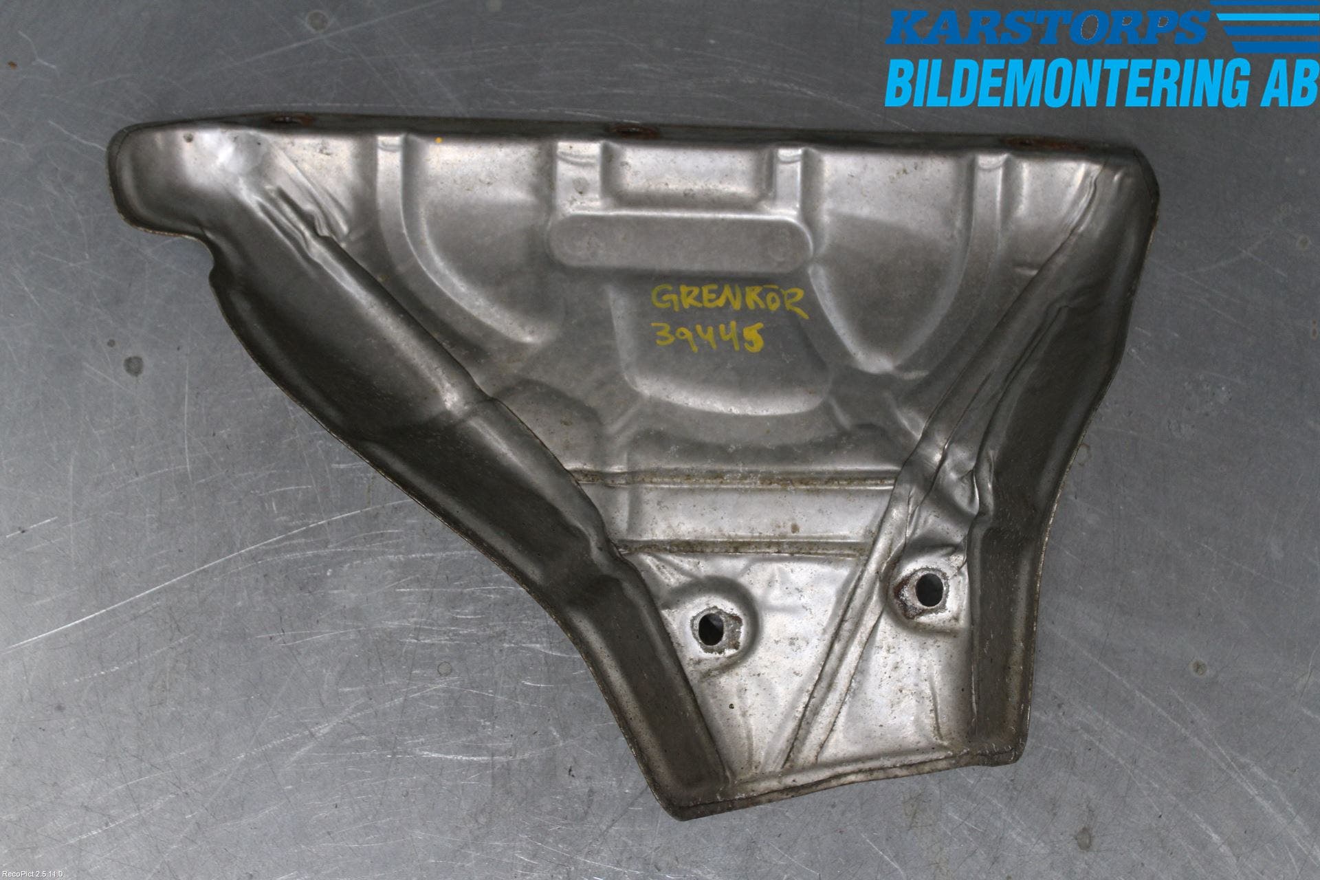 Volvo S40 04-07 Avgas Förvärmningsplåt