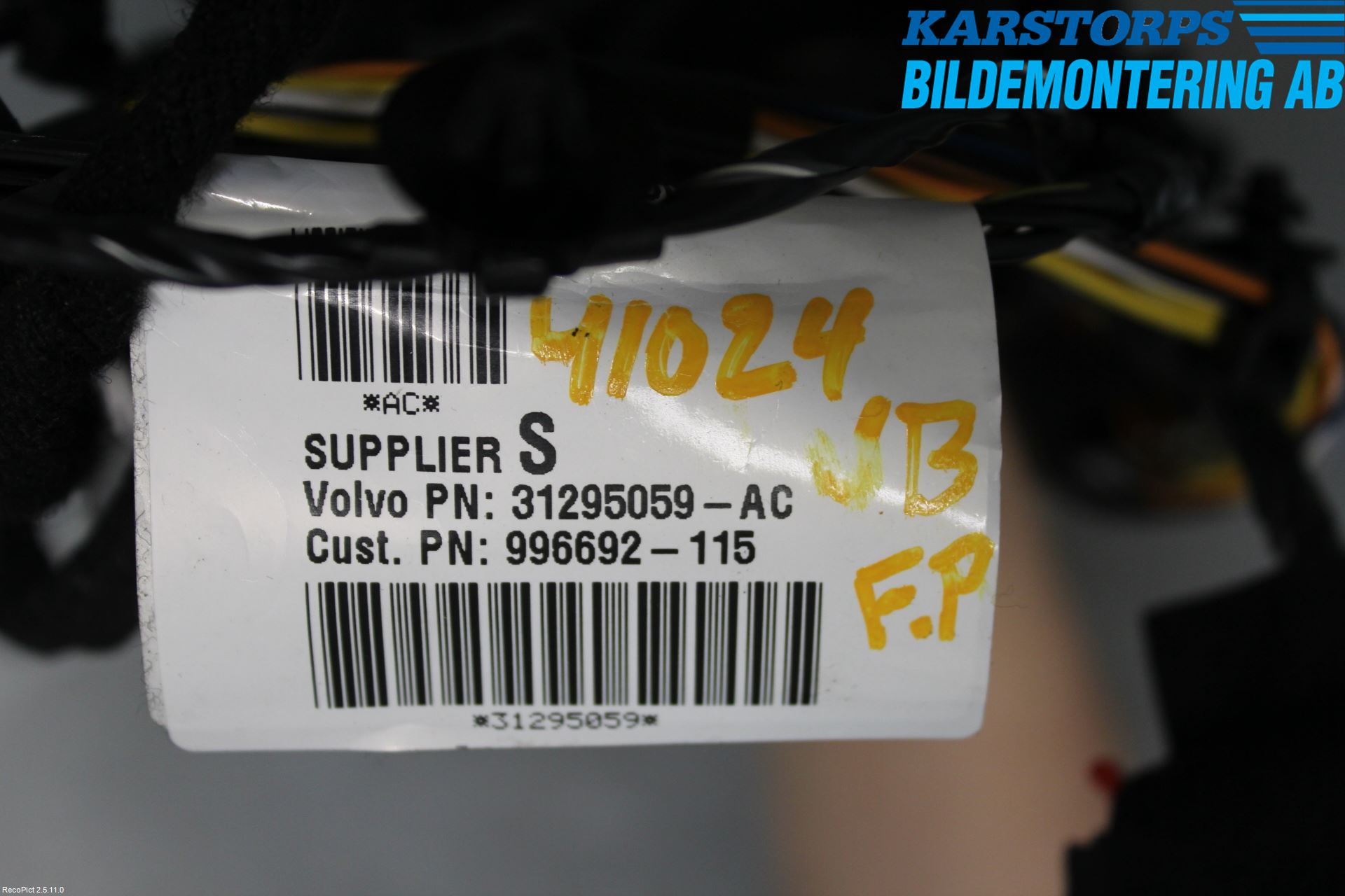 Volvo V50 08-12 Kabelhärva