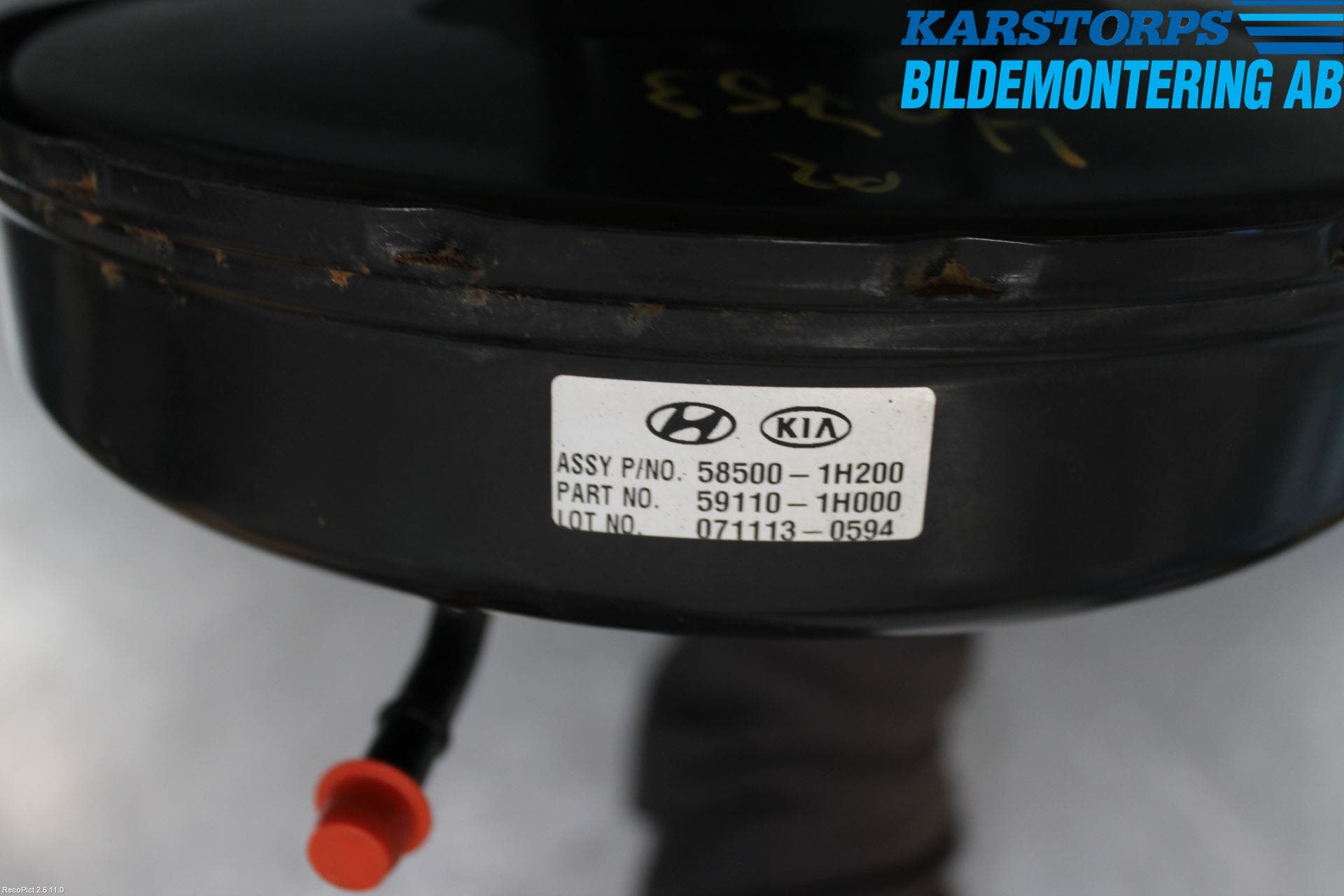 Hyundai i30 FD 07-12 Bromsservo