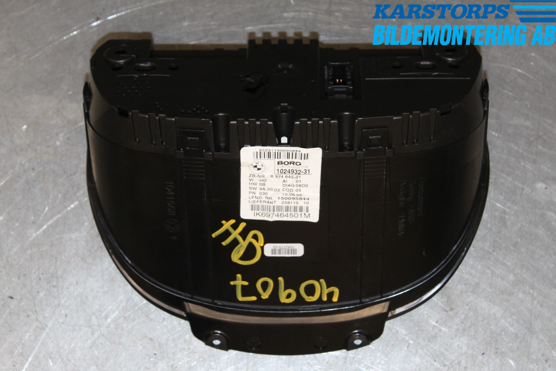 BMW 1 E87/81 5D/3D 03-11 Instrument Komb