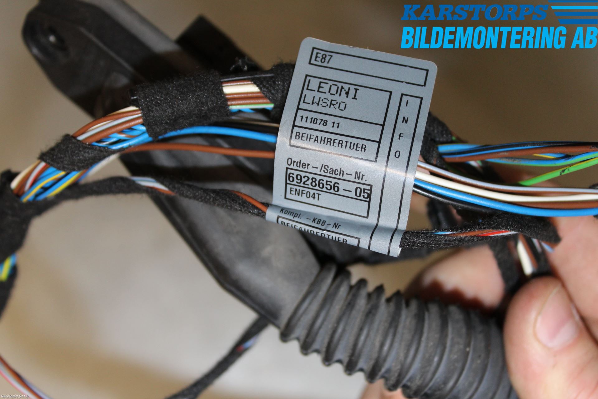 BMW 1 E87/81 5D/3D 03-11 Kabelhärva