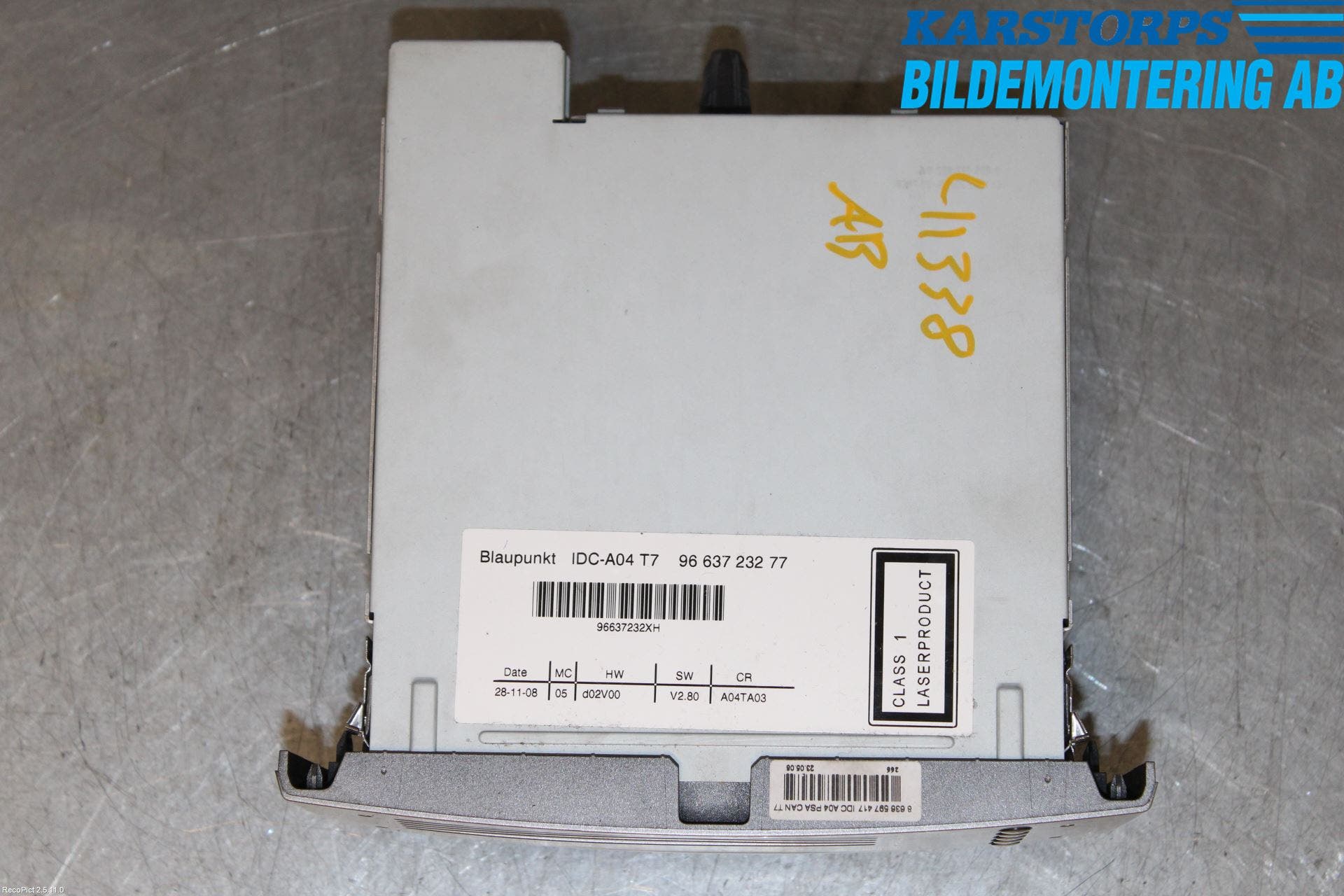 Peugeot 308 08-13 Cd Växlare