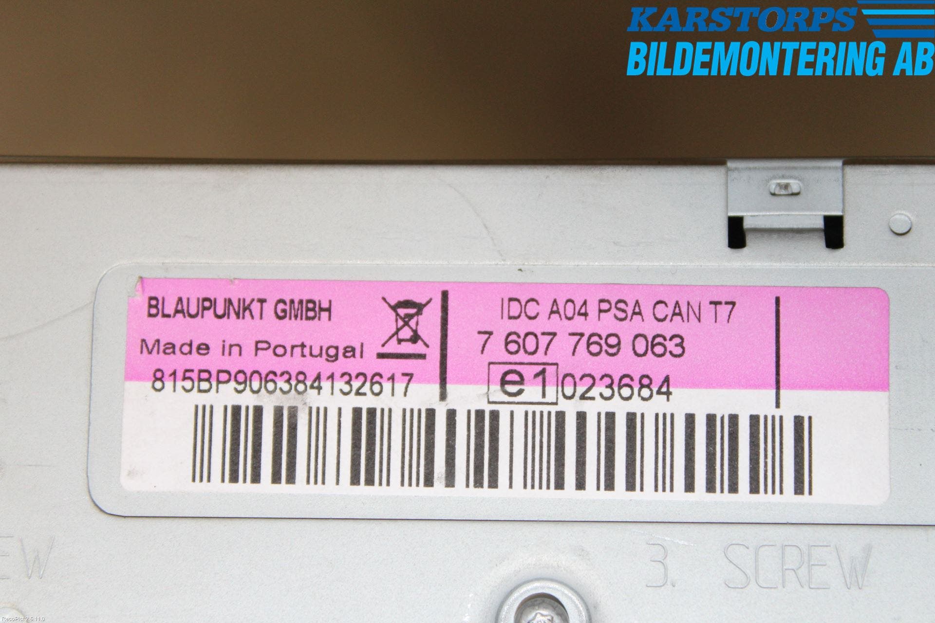 Peugeot 308 08-13 Cd Växlare