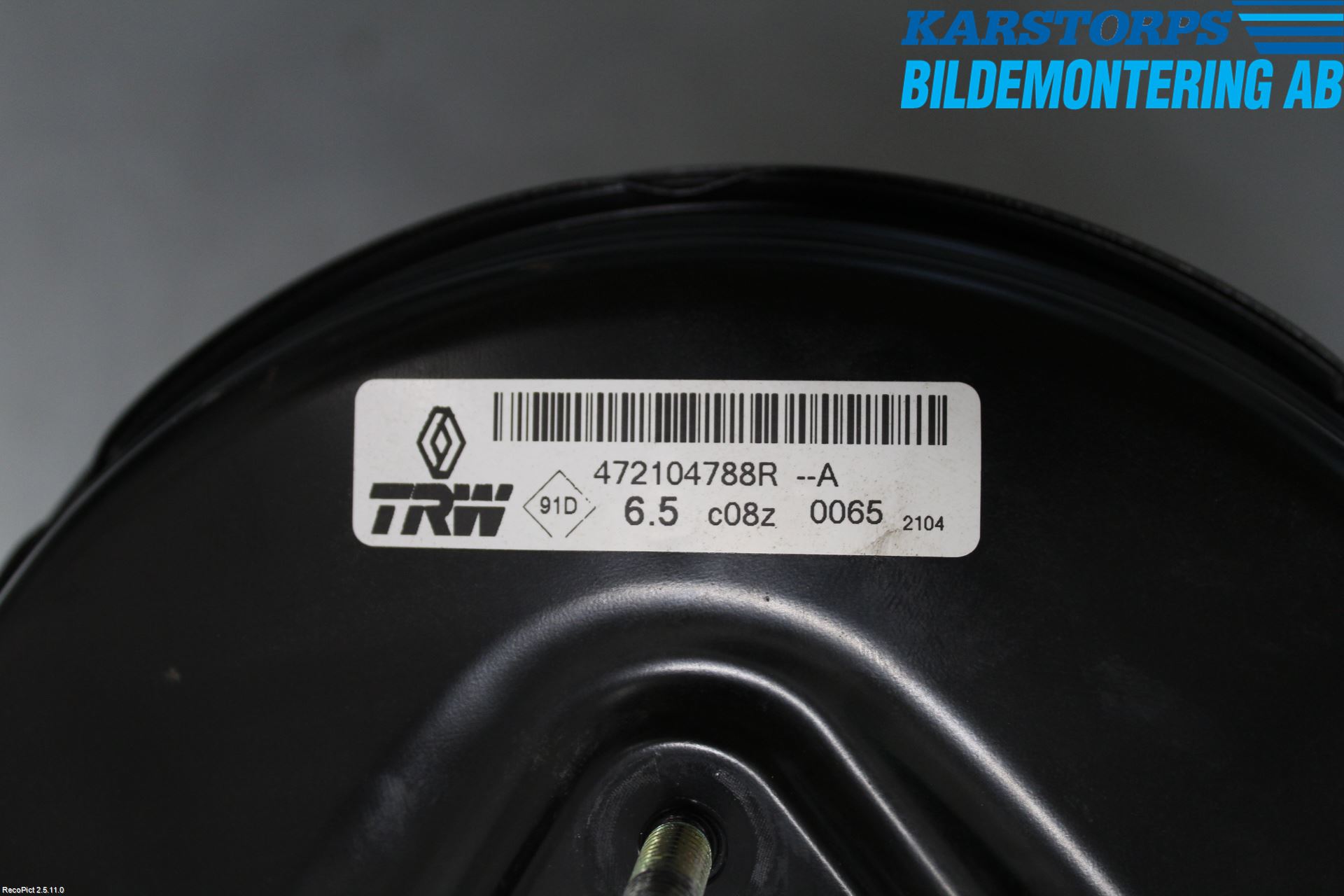 Renault CLIO IV 12-16 Bromsservo