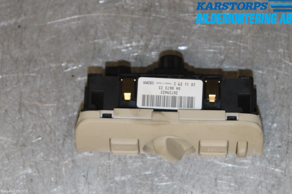 Volvo V70 08-13 Strömställare Ljus