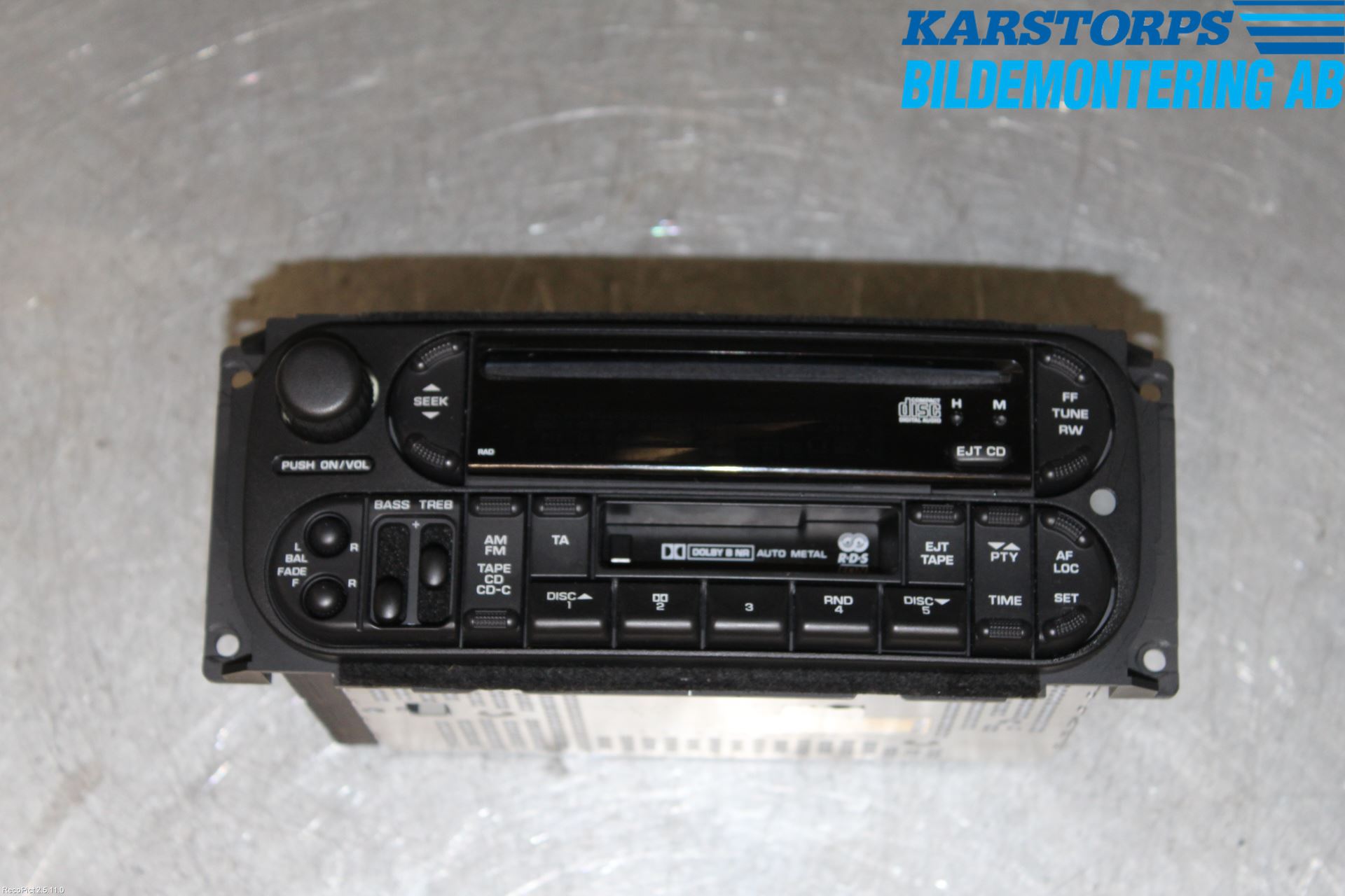 Chrysler CHR SEBRING Cd Radio - Multimediapanel
