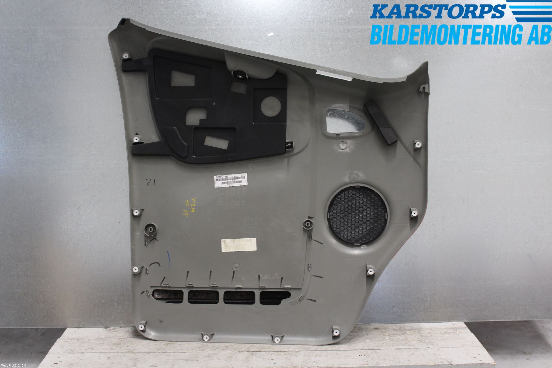 Renault TRAFIC   02-14 Dörrklädsel Hö