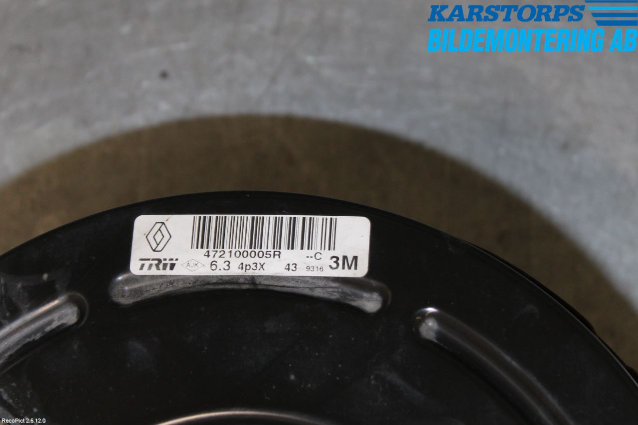 Renault MEGANE III 09-15 Bromsservo