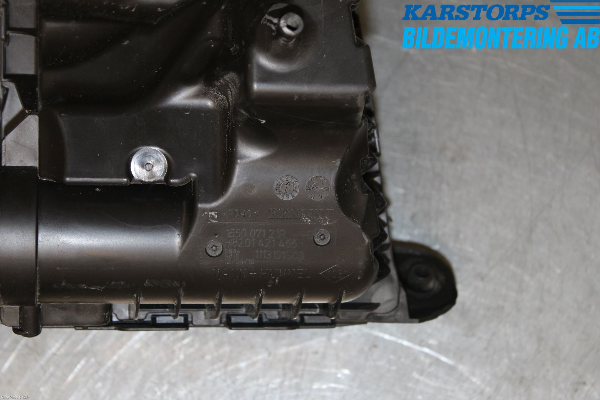 Renault TALISMAN 16-20 Luftrenare