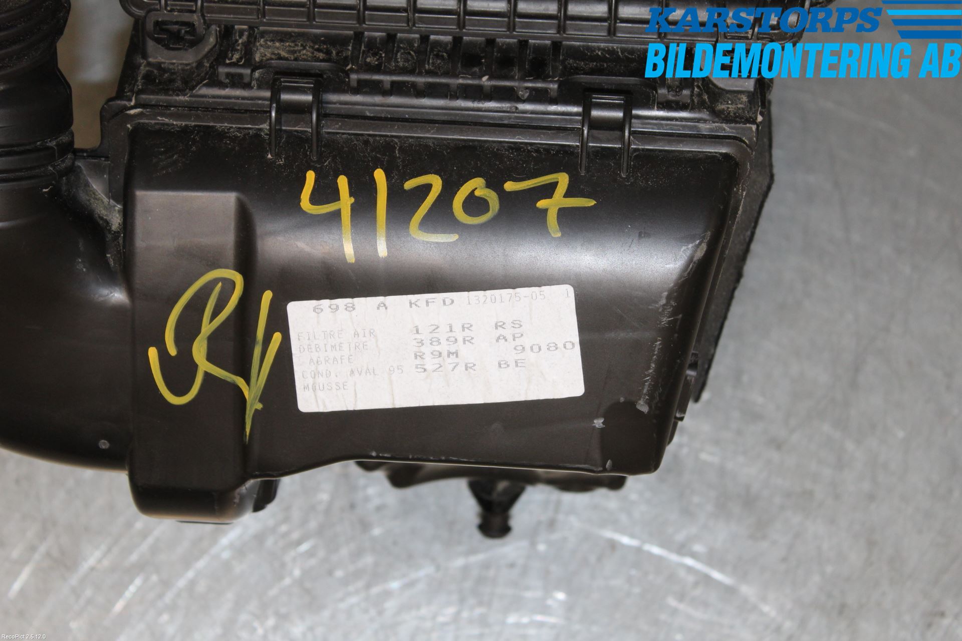 Renault TALISMAN 16-20 Luftrenare