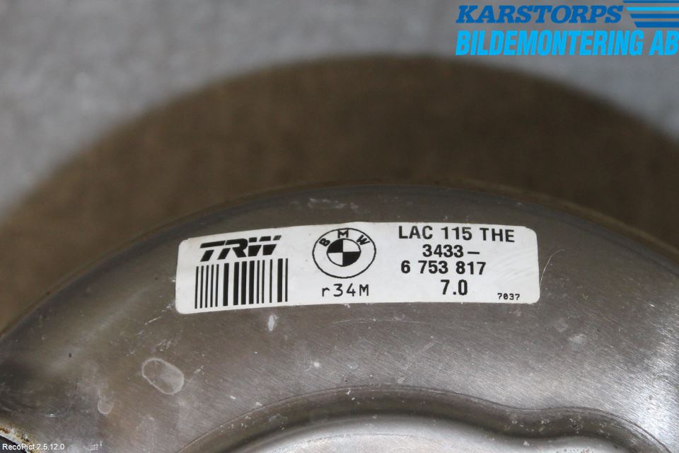 BMW 7 E65/66    00-08 Bromsservo
