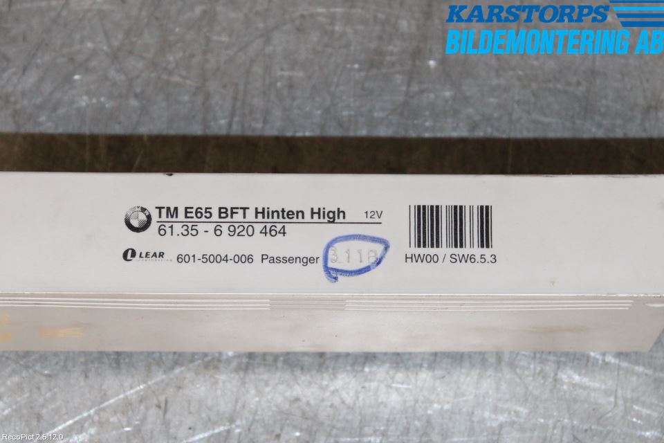 BMW 7 E65/66    00-08 Styrenhet Dörr