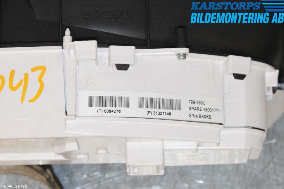 Volvo V70 14-16 Instrument Komb