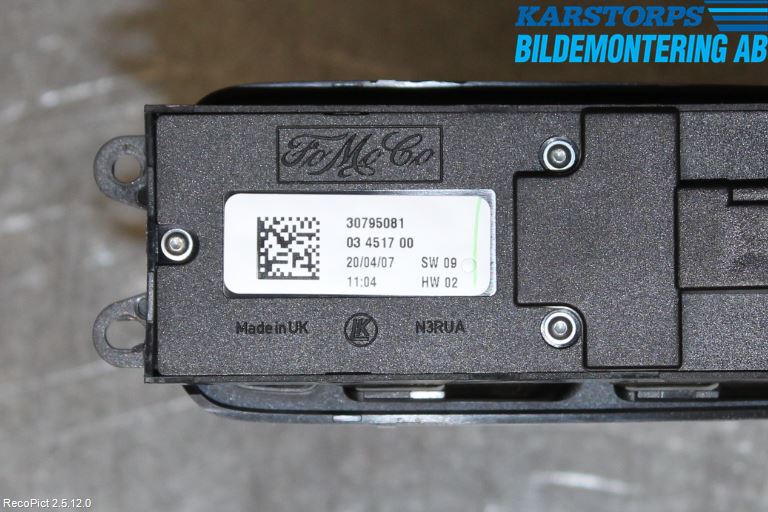 Volvo S40 04-07 Strömställare Elhiss