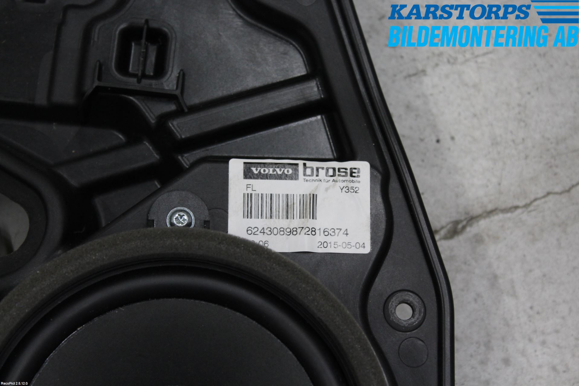 Volvo V60 14-18 Fönsterhiss El Kompl