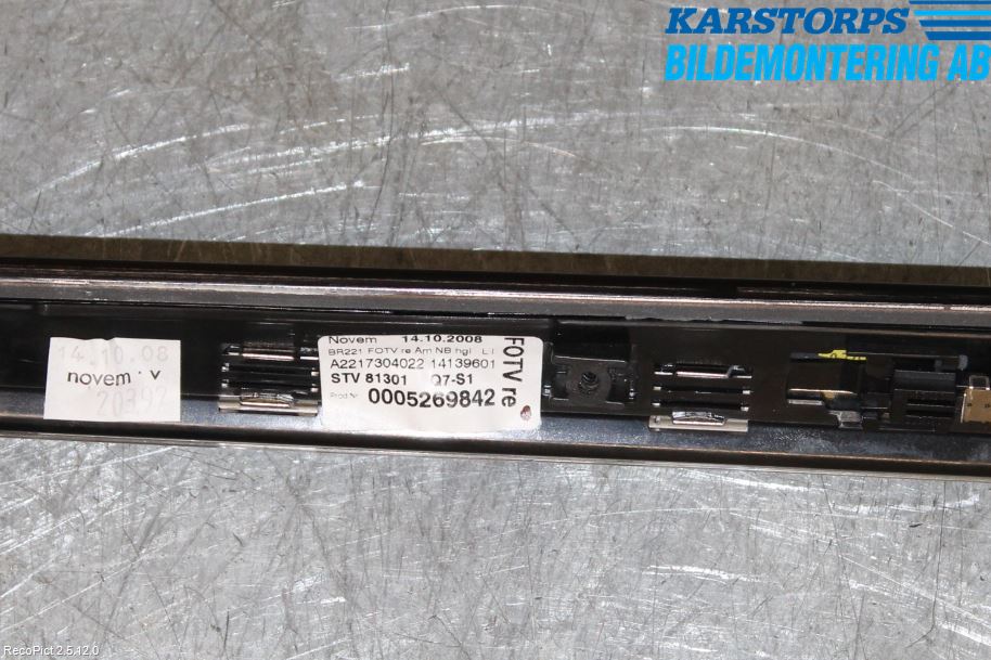 Mercedes-Benz MB S-KLASS (W221) 05-13 Dörr Dekorlist Bak Hö