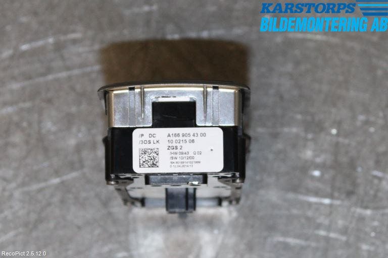 Mercedes-Benz MB A-KLASS (W176) 13-18 Strömställare Elhiss