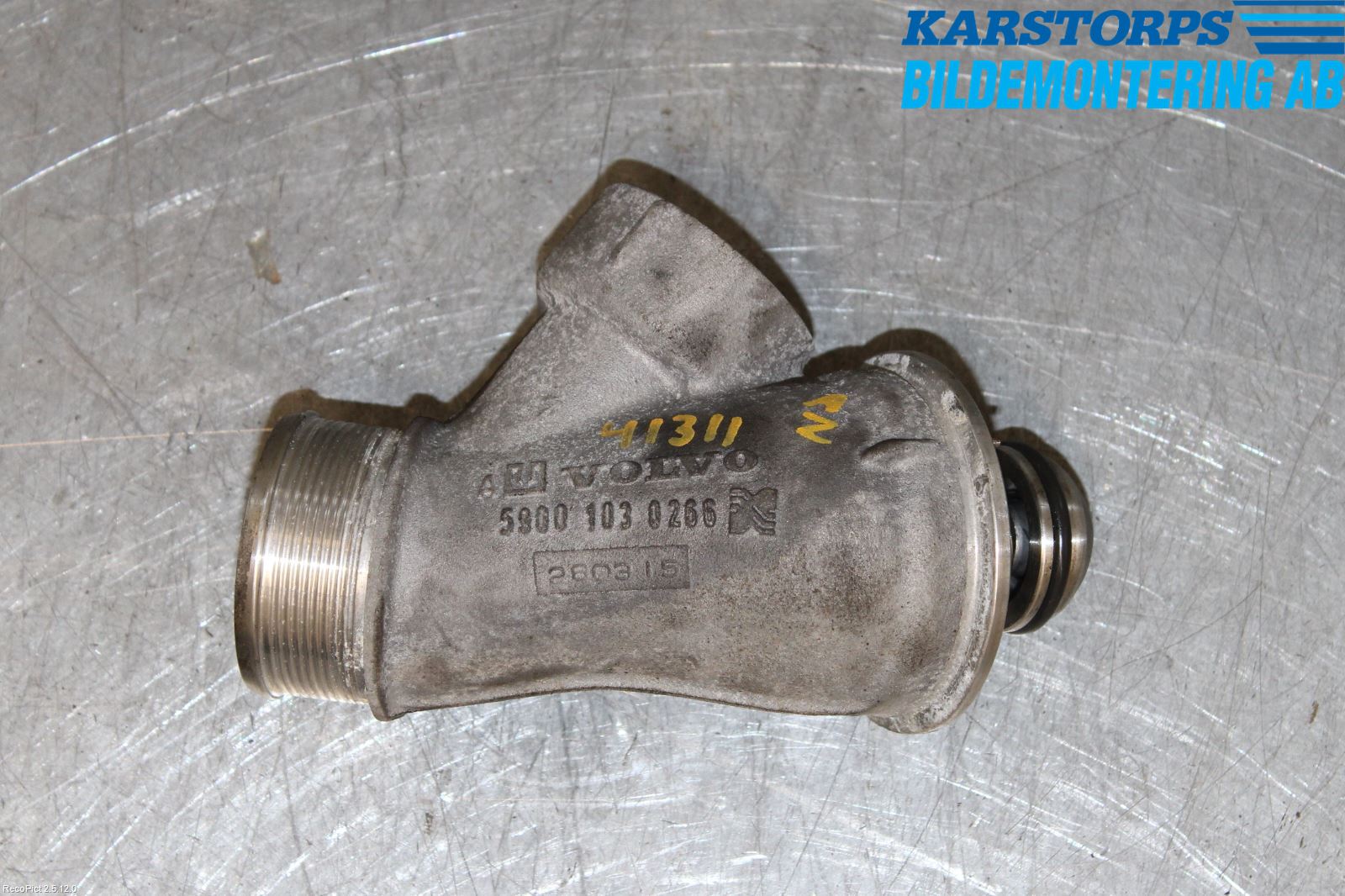 Volvo V60 14-18 Laddluft-Intercoolerrör