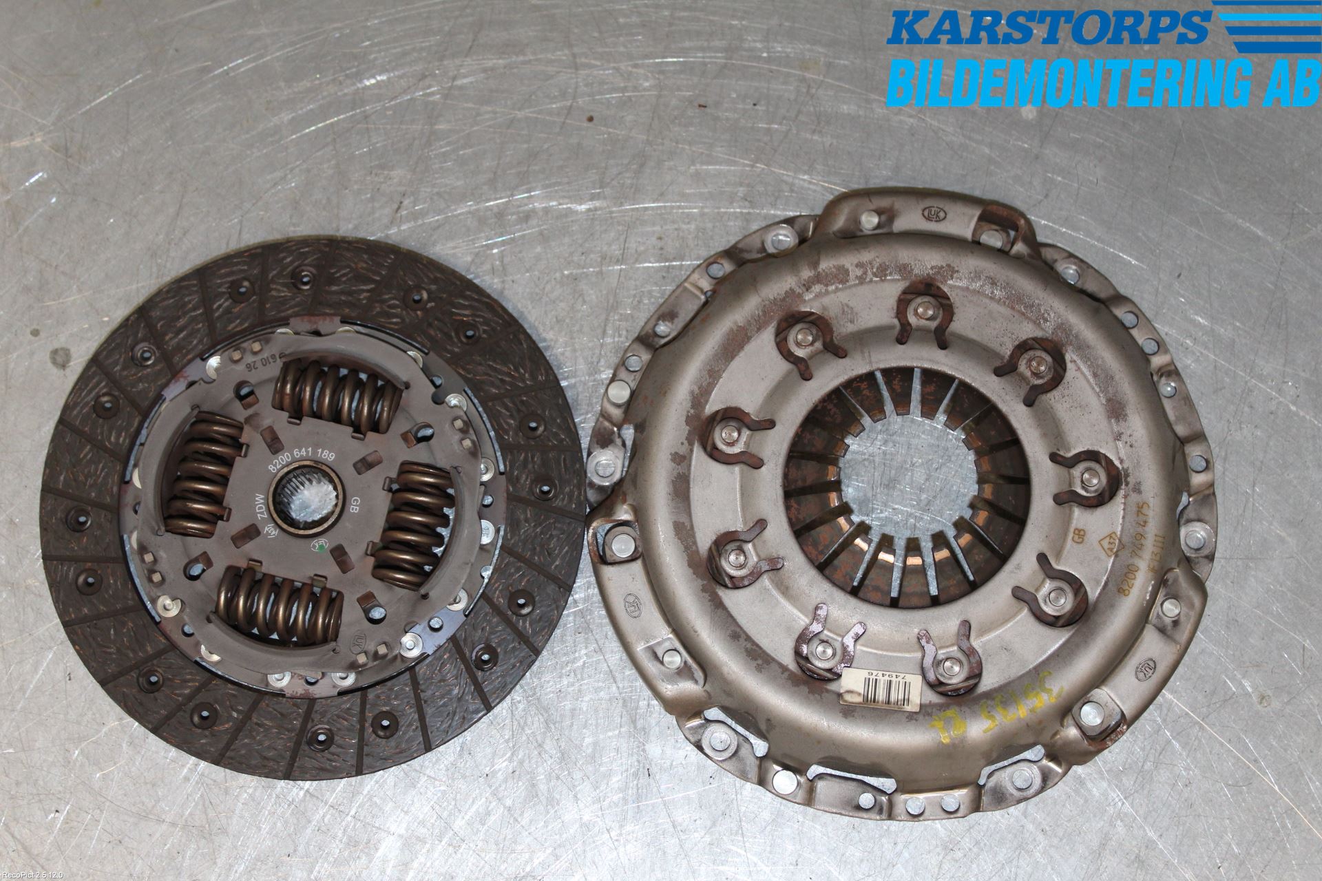 Renault MEGANE III 09-15 Koppling-Lamell