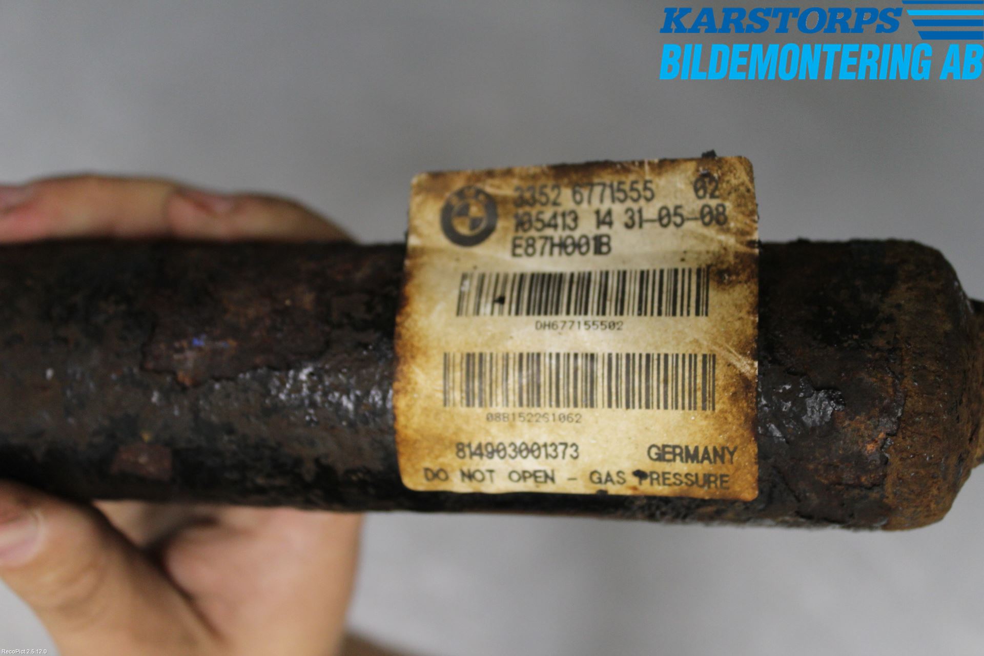 BMW 1 E87/81 5D/3D 03-11 Stötdämpare Bak