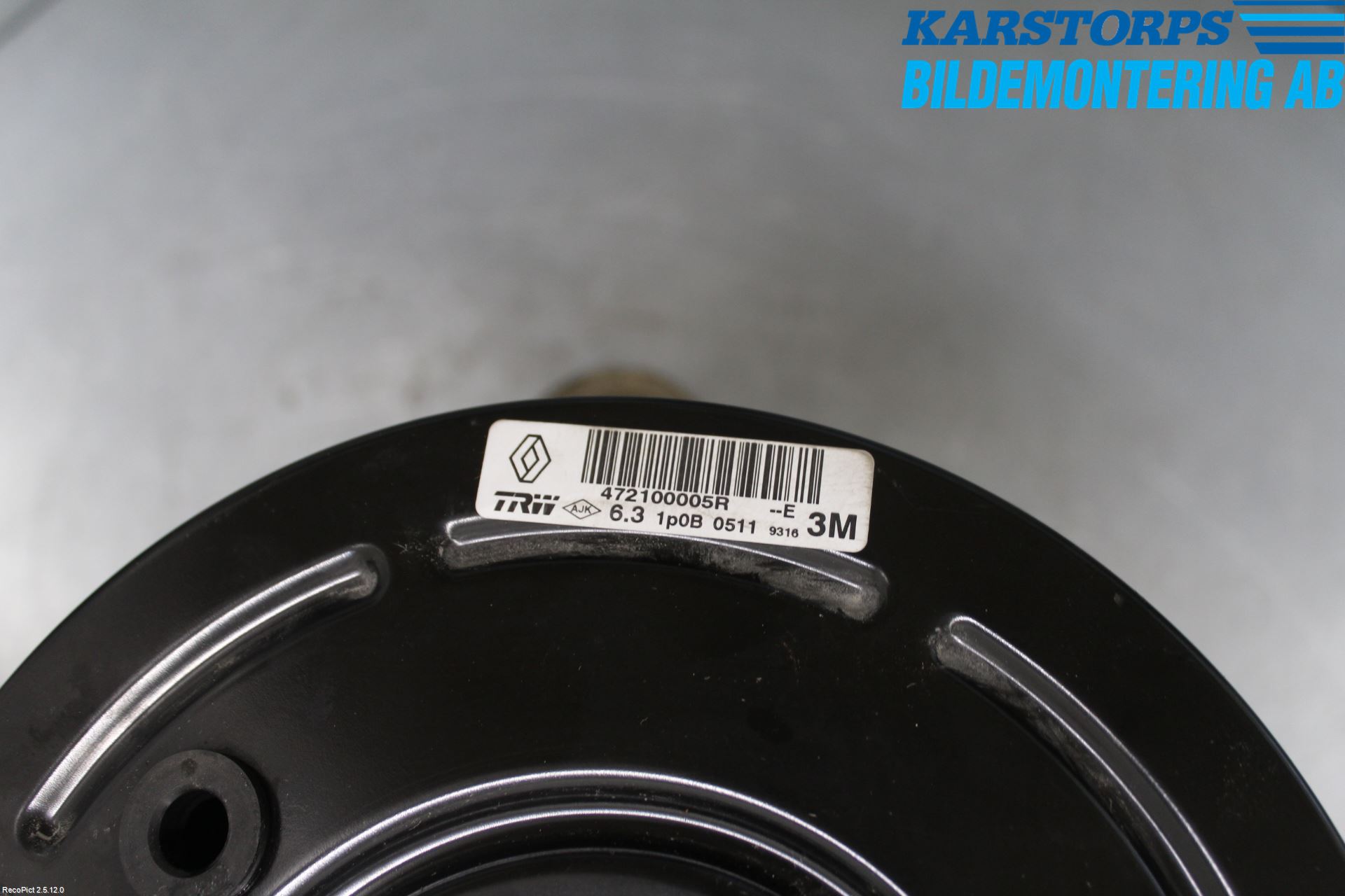 Renault MEGANE III 09-15 Bromsservo