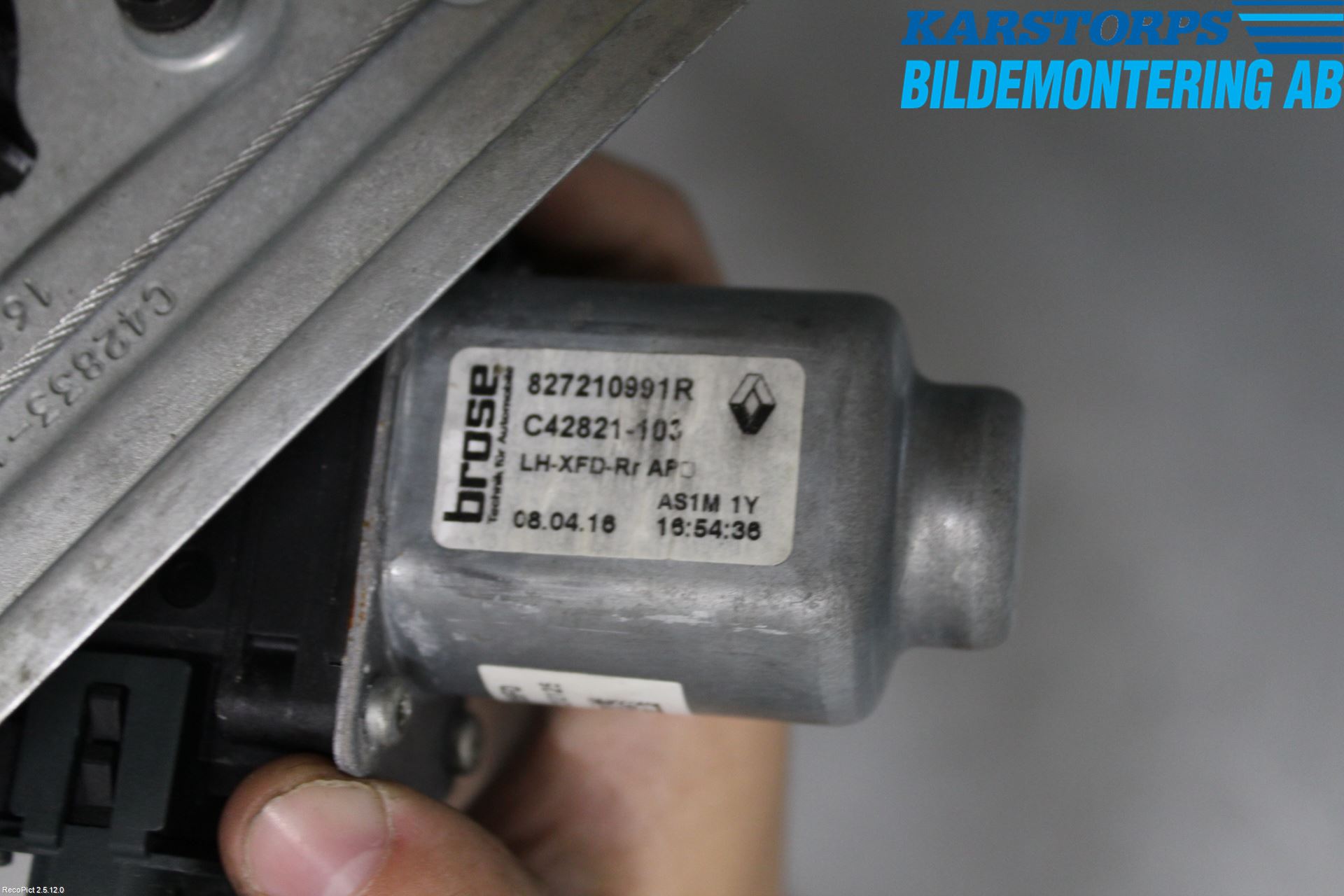 Renault TALISMAN 16-20 Fönsterhiss El Kompl