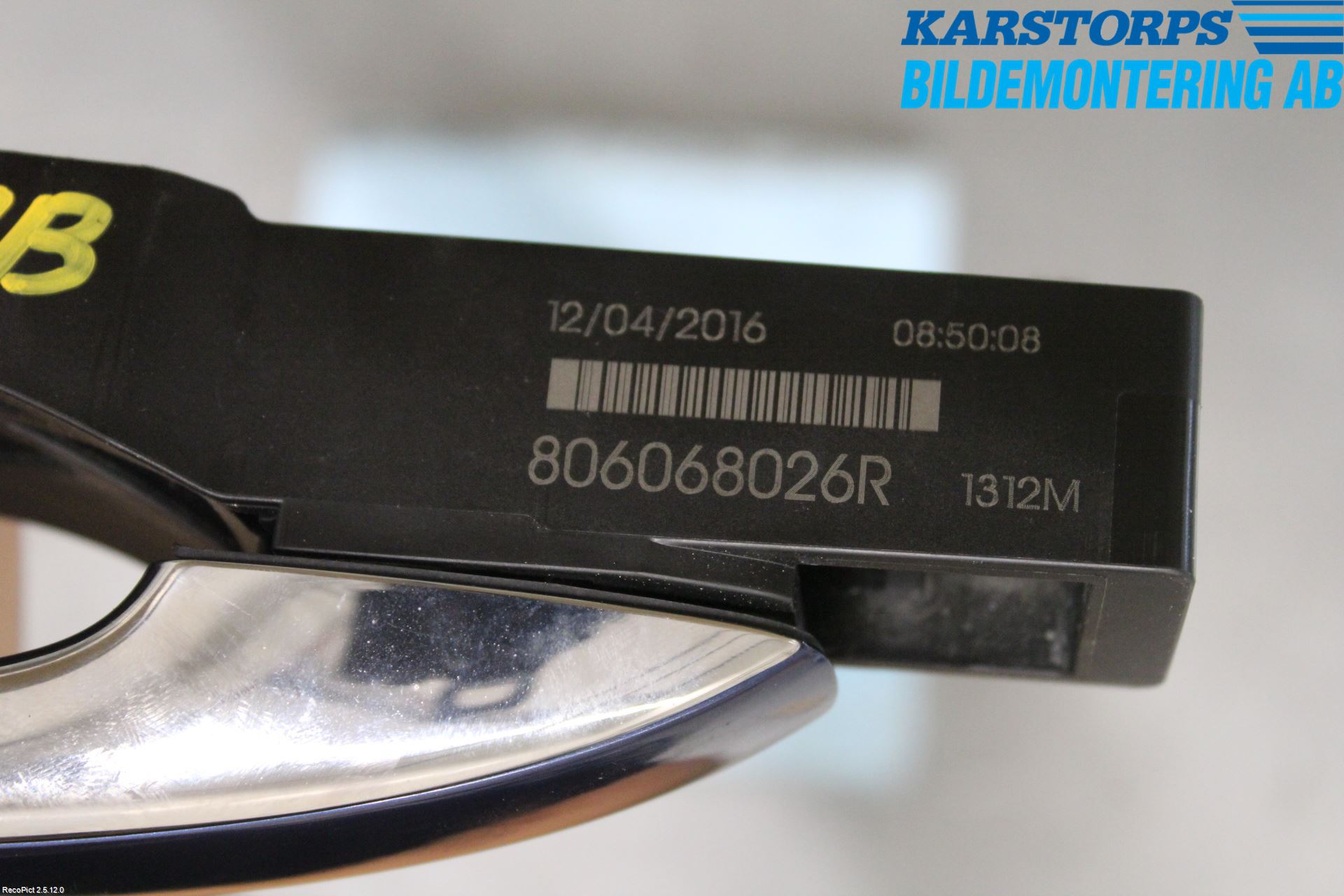 Renault TALISMAN 16-20 Dörrhandtag Yttre Hö