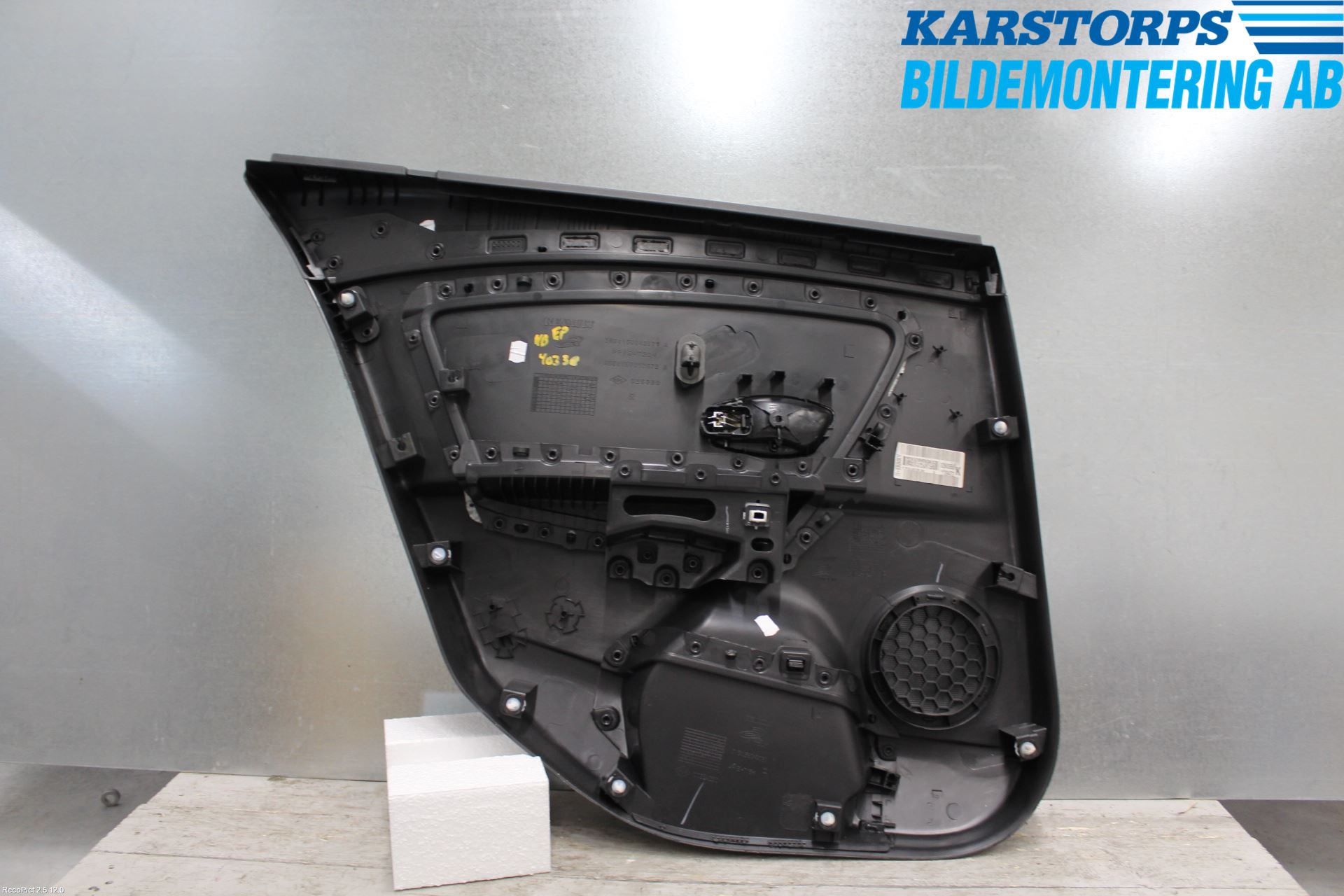 Renault MEGANE III 09-15 Dörrklädsel Hö