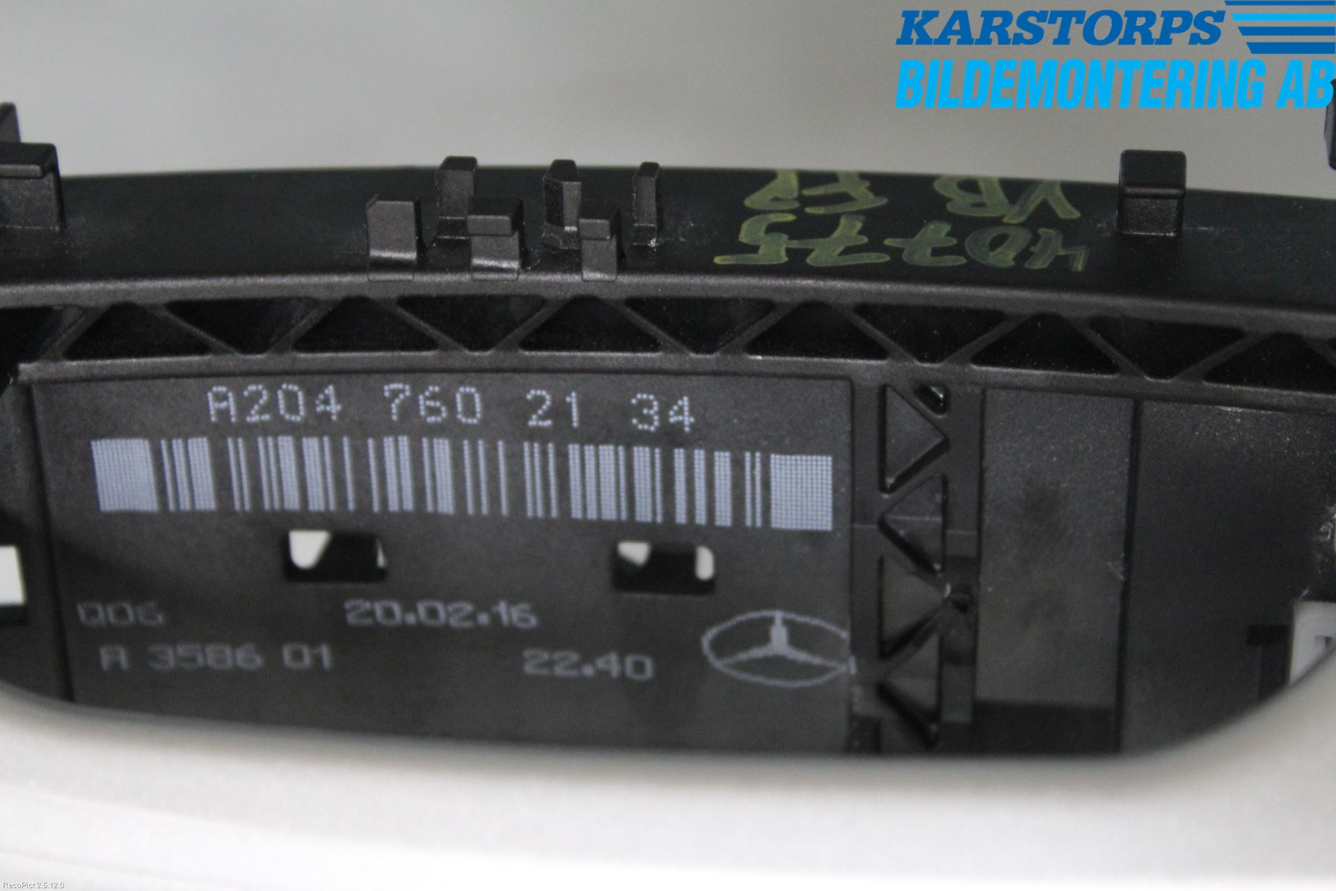 Mercedes-Benz MB CLA-KLASS (C117/X117) 13-19 Dörrhandtag Yttre Vä