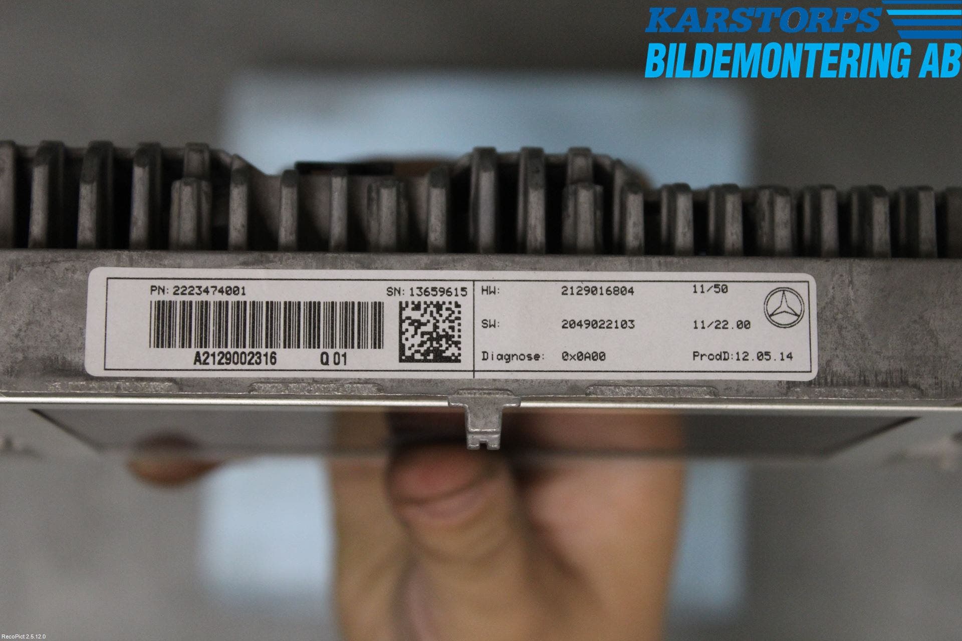 Mercedes-Benz MB E-KLASS (W212) 09-16 Multifunktionsdisplay