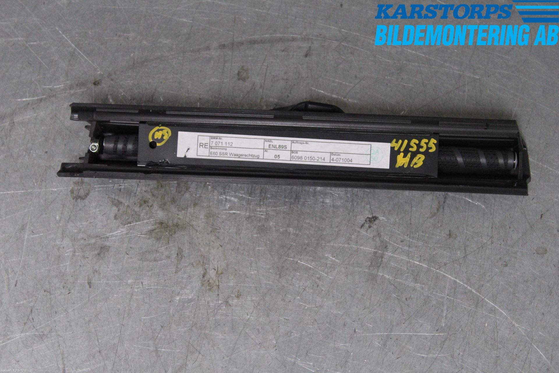 BMW 5 E60/61 Sed/Tou 02-10 Solskydd