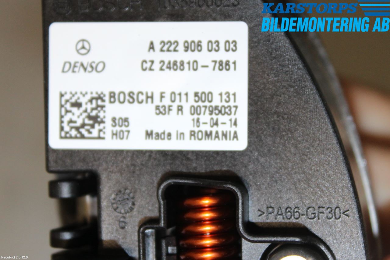 Mercedes-Benz MB A-KLASS (W176) 13-18 Värmefläktsmotstånd