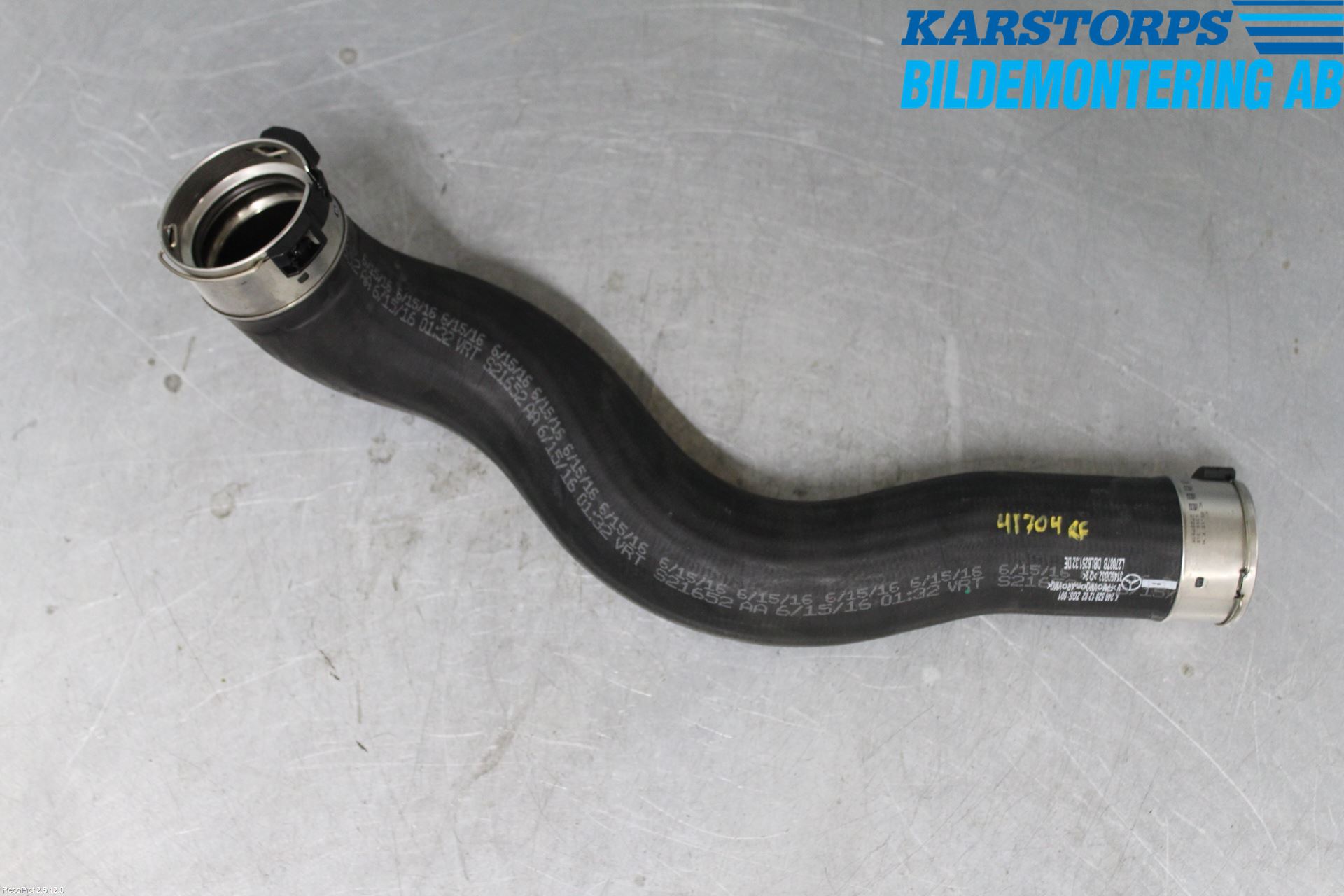 Mercedes-Benz MB A-KLASS (W176) 13-18 Laddluft-Intercoolerrör