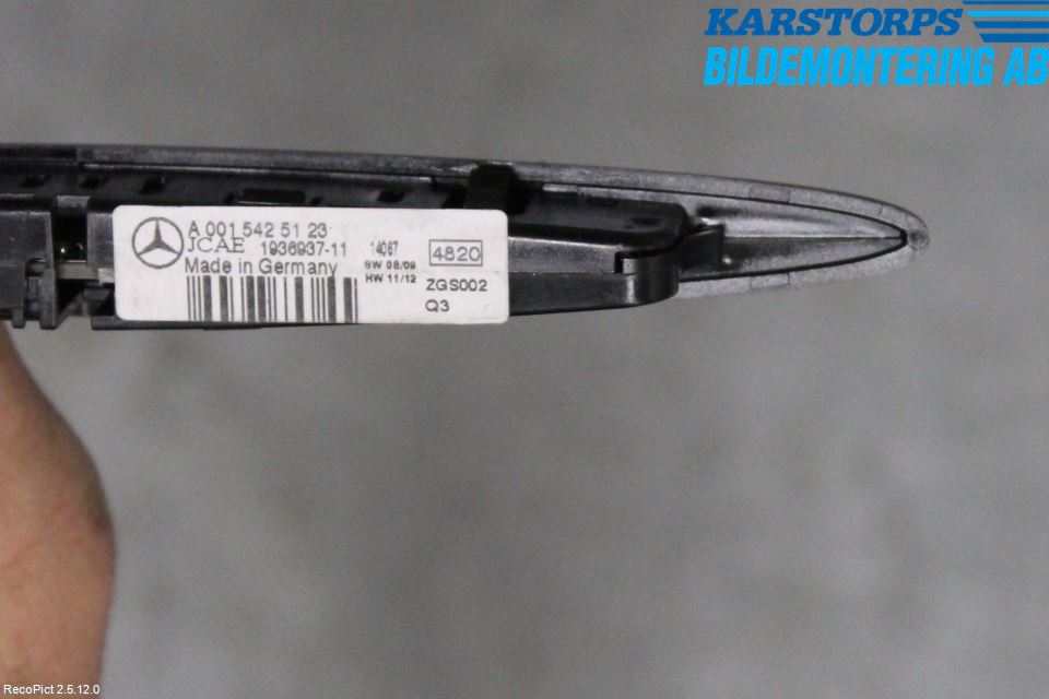 Mercedes-Benz MB GL/GLS-KLASS (X166) 12-19 Kontrolldisplay